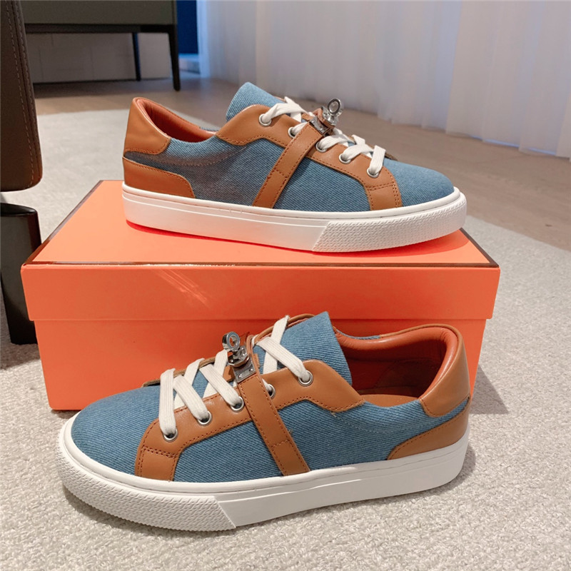 Best Replica Hermès British retro design white shoes - Colareps