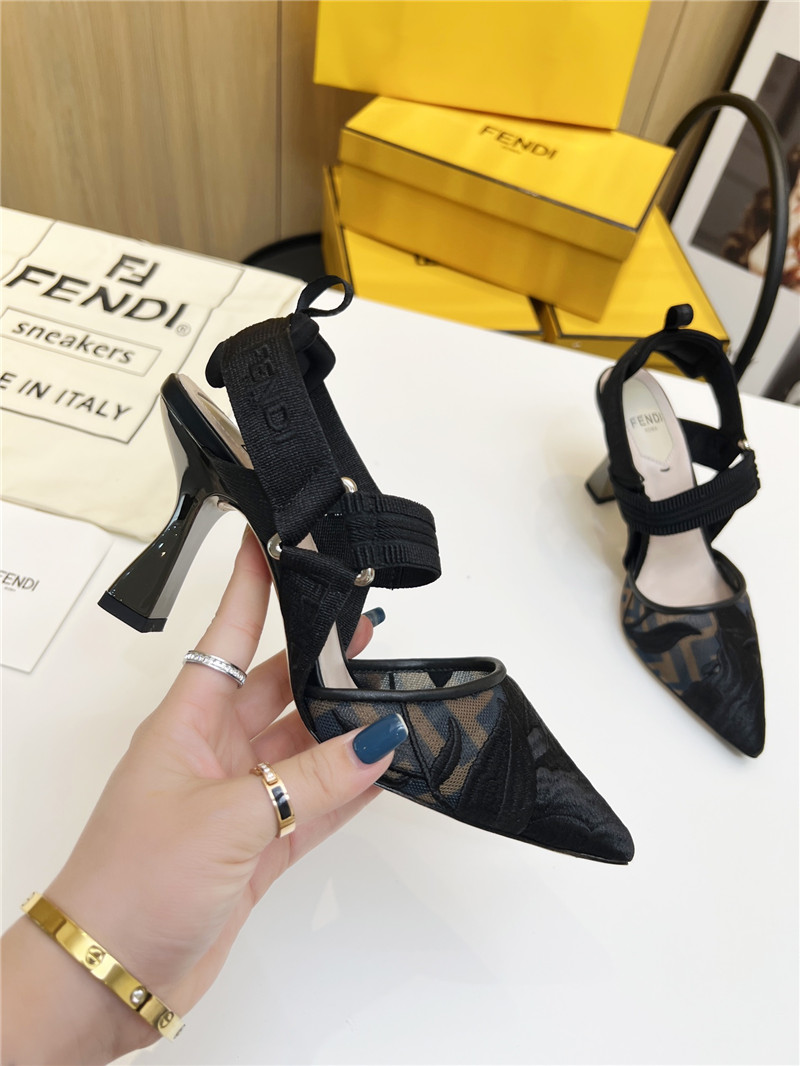 Best Replica fendi slingback hummingbird pumps - Colareps