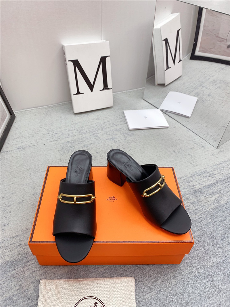 Best Replica Hermes Sandals Dupe chunky heel sandals - Colareps