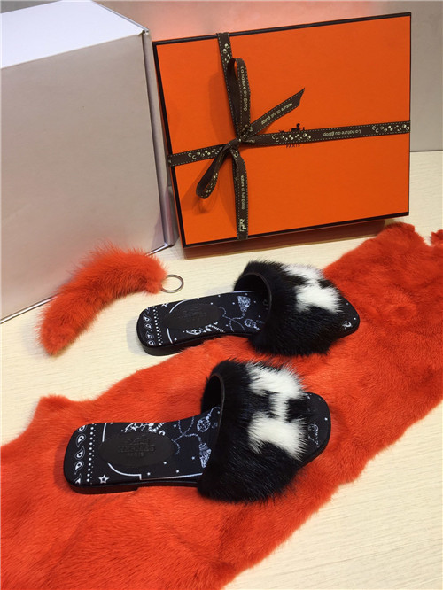 Best Replica hermes mink slippers replica shoes - Colareps