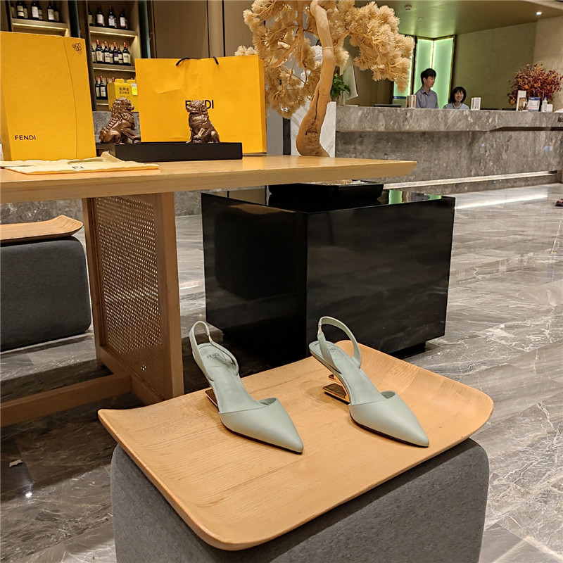 Best Replica Fendi Dupes back strap toe high heels - Colareps