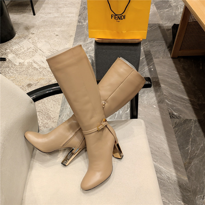 Best Replica fendi electroplated high heel boots - Colareps