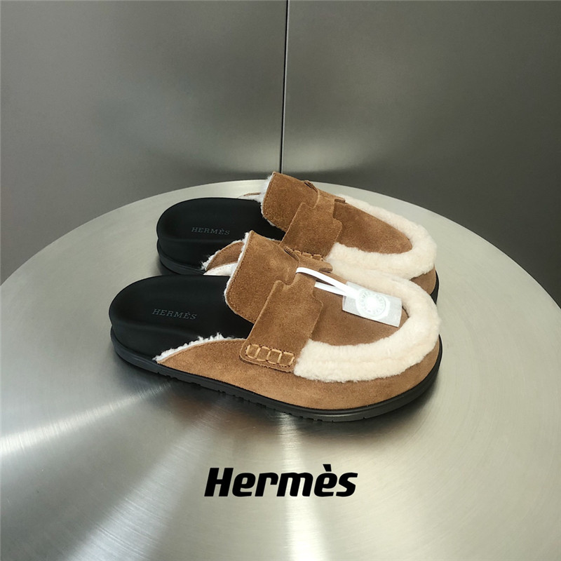 Best Replica Hermès Fur Birkenstocks - Colareps