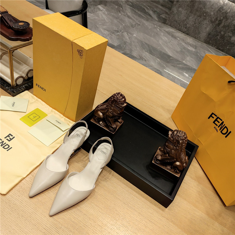 Best Replica Fendi Dupes back strap toe high heels - Colareps