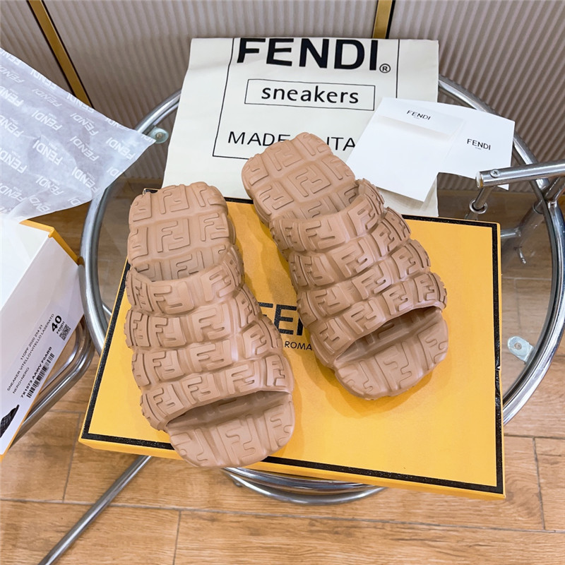 Best Replica fendi environmentally friendly rubber couple slippers - Colareps