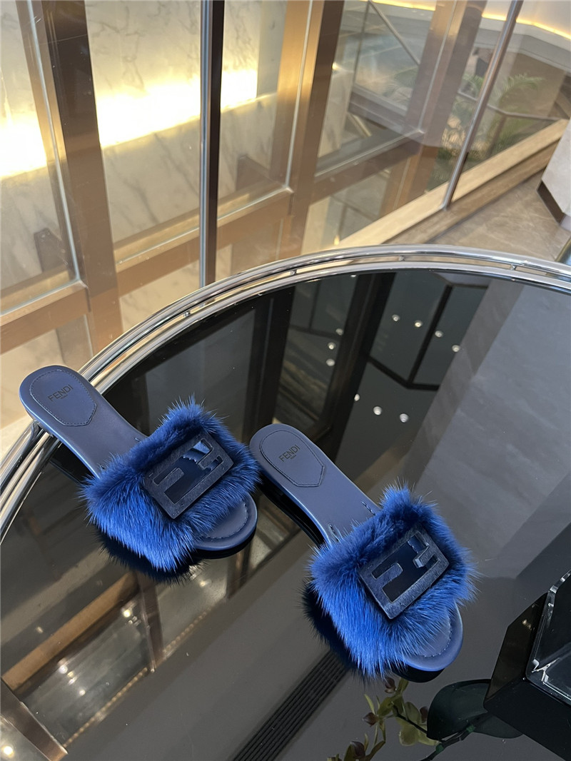 Best Replica fendi new mink fur slippers - Colareps
