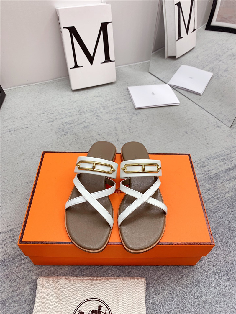 Best Replica hermes flat slippers - Colareps