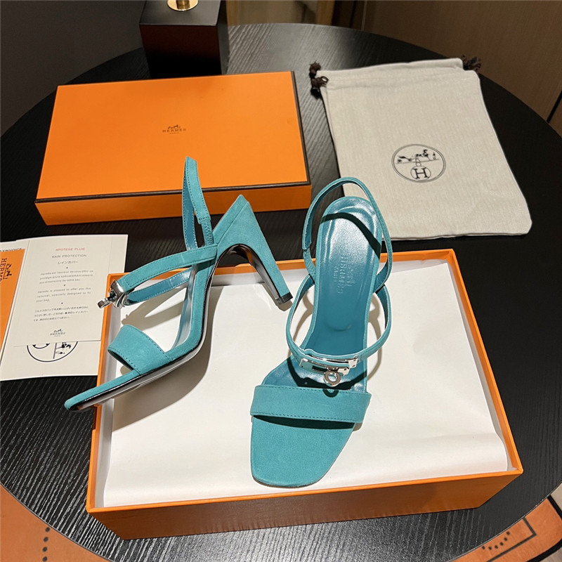 Best Replica Hermes Sandals Dupe classic H high-heeled sandals - Colareps