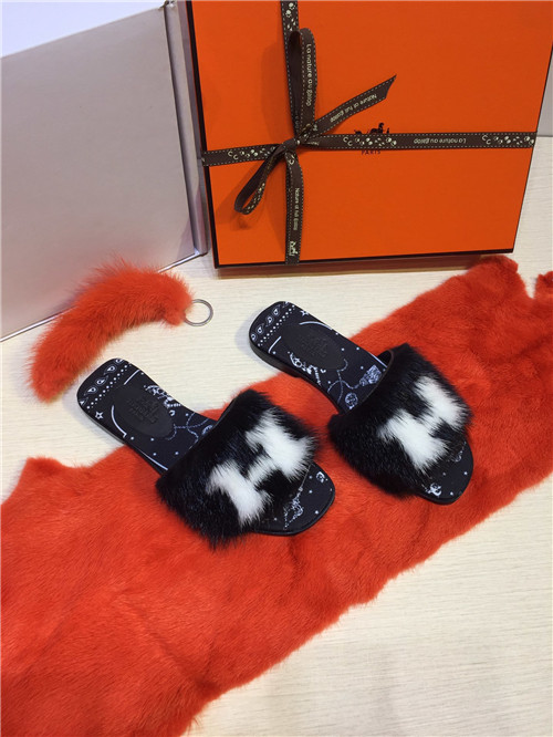 Best Replica hermes mink slippers replica shoes - Colareps