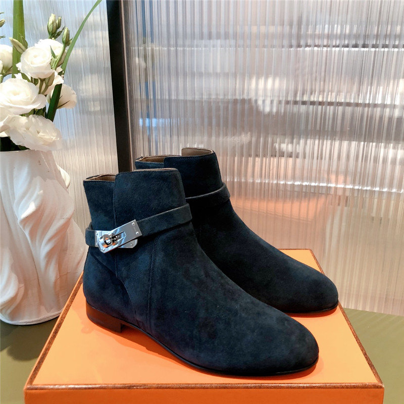 Best Replica hermes kelly buckle ankle boots - Colareps