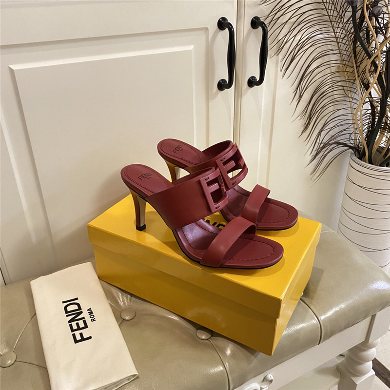 Best Replica fendi high heel slippers - Colareps