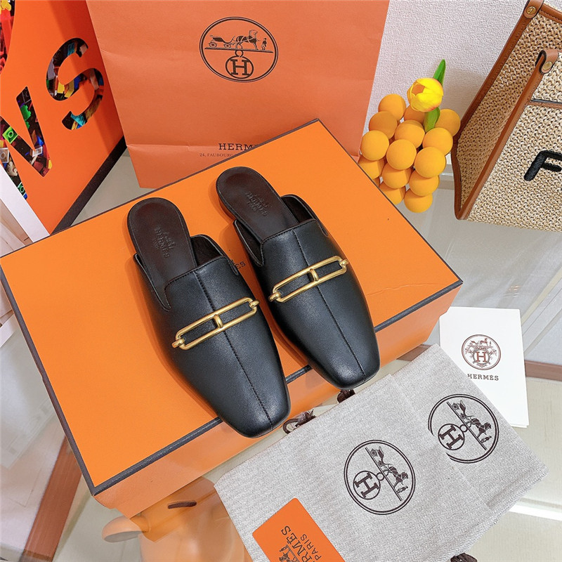 Best Replica hermes flat slippers - Colareps