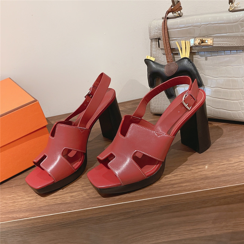 Best Replica Hermes Sandals Dupe chunky heel sandals - Colareps