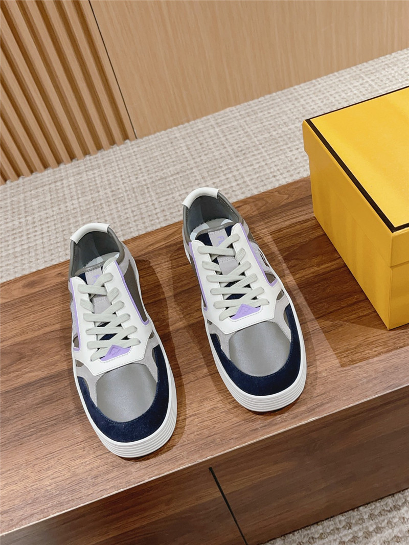 Best Replica fendi color block lace up sneakers - Colareps