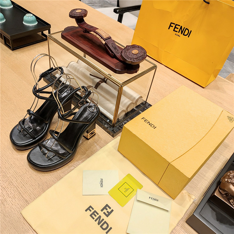 Best Replica fendi color block haute couture sandals - Colareps