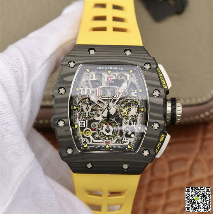 Best Replica Replica Richard Mille RM11-03 1:1 Best Edition KV Factory Carbon Fiber - Colareps