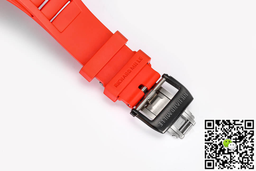 Replica Richard Mille RM055 NTPT 1:1 Best Edition BBR Factory Carbon Fiber Red Strap