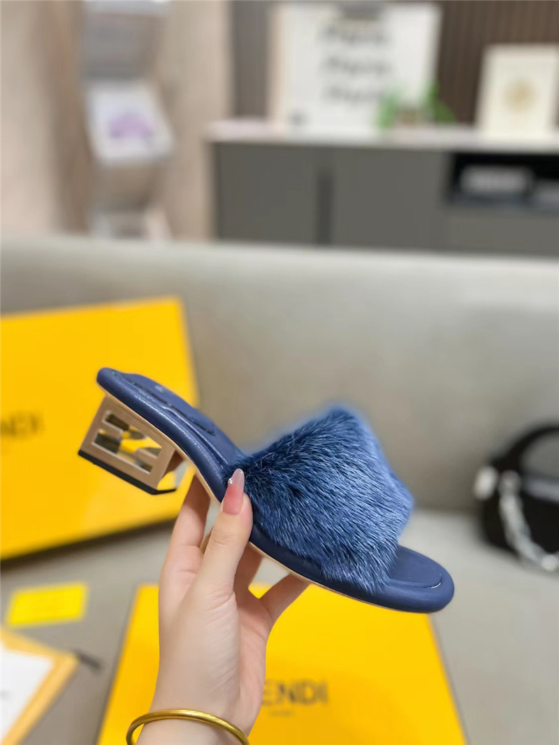 Best Replica fendi new mink fur slippers - Colareps