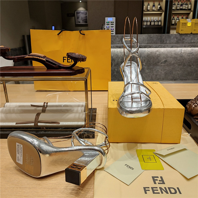 Best Replica fendi color block haute couture sandals - Colareps
