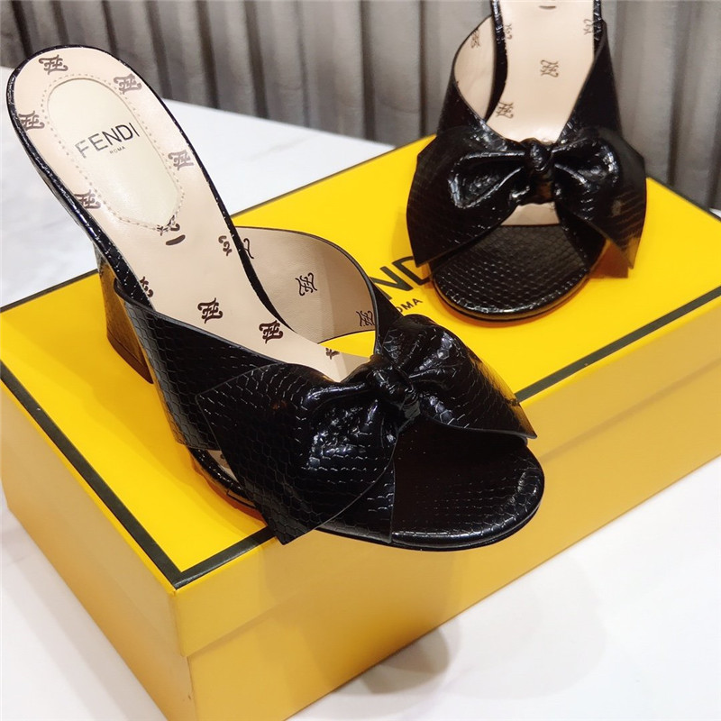 Best Replica Fendi Dupes block heel sandals - Colareps