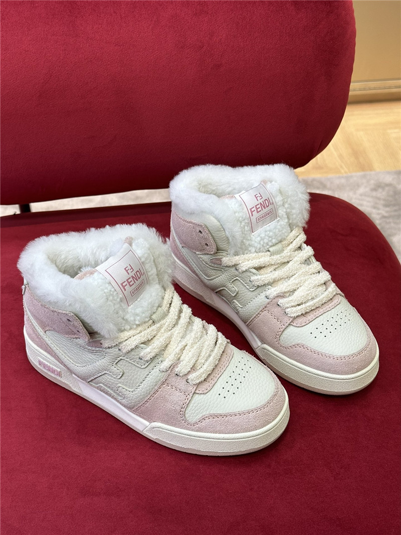 Best Replica fendi high top wool sneakers - Colareps