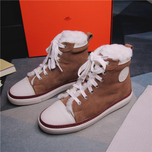 Best Replica Hermes Birkin Replica wool high-top shoes - Colareps
