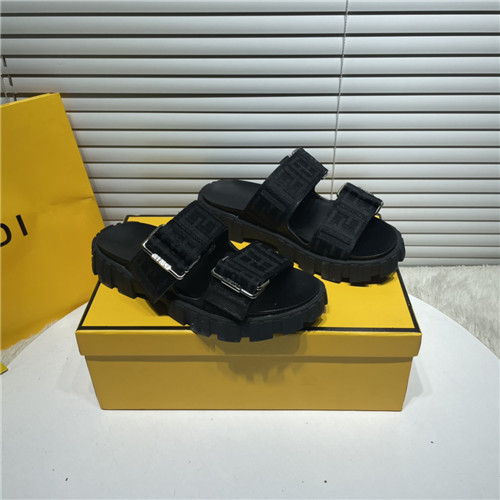 Best Replica fendi ff logo sandals - Colareps