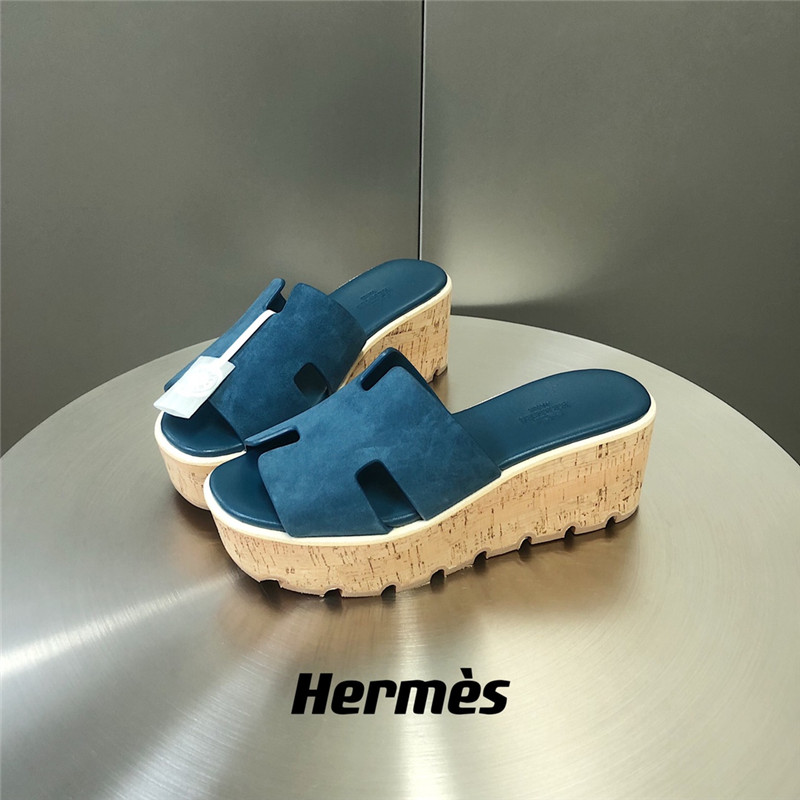 Best Replica Hermès Platform Slippers - Colareps