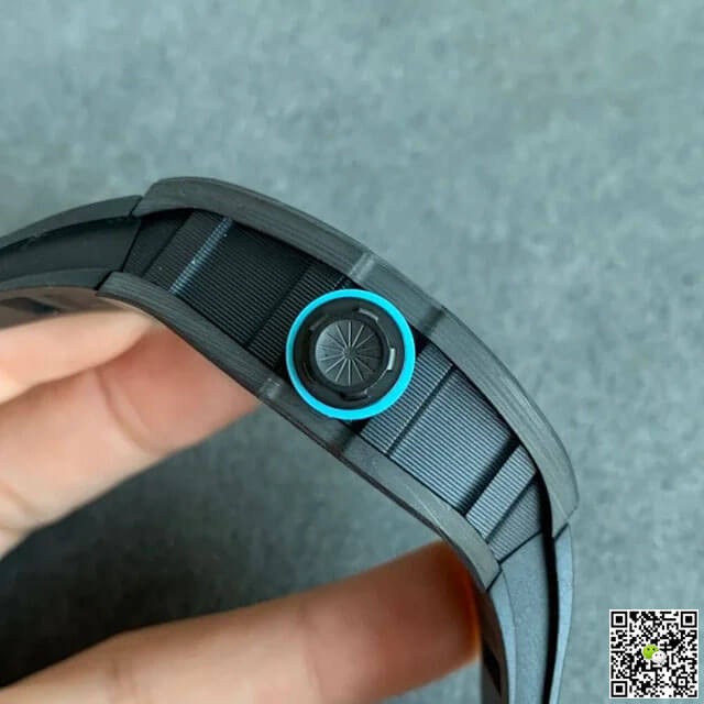 Replica Richard Mille RM055 1:1 Best Edition KV Factory V2 Carbon Fiber Skeleton Dial