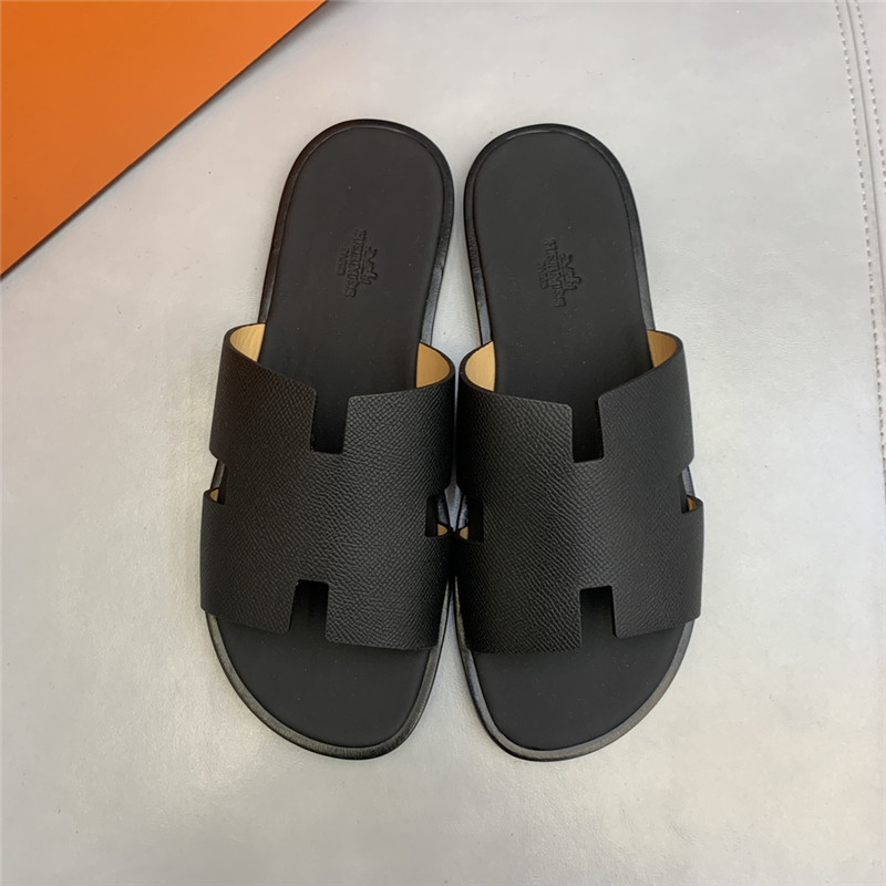 Best Replica hermes H men s slippers - Colareps