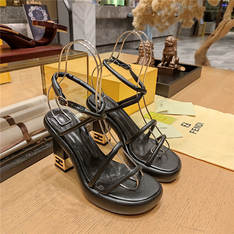 Best Replica fendi color block haute couture sandals - Colareps