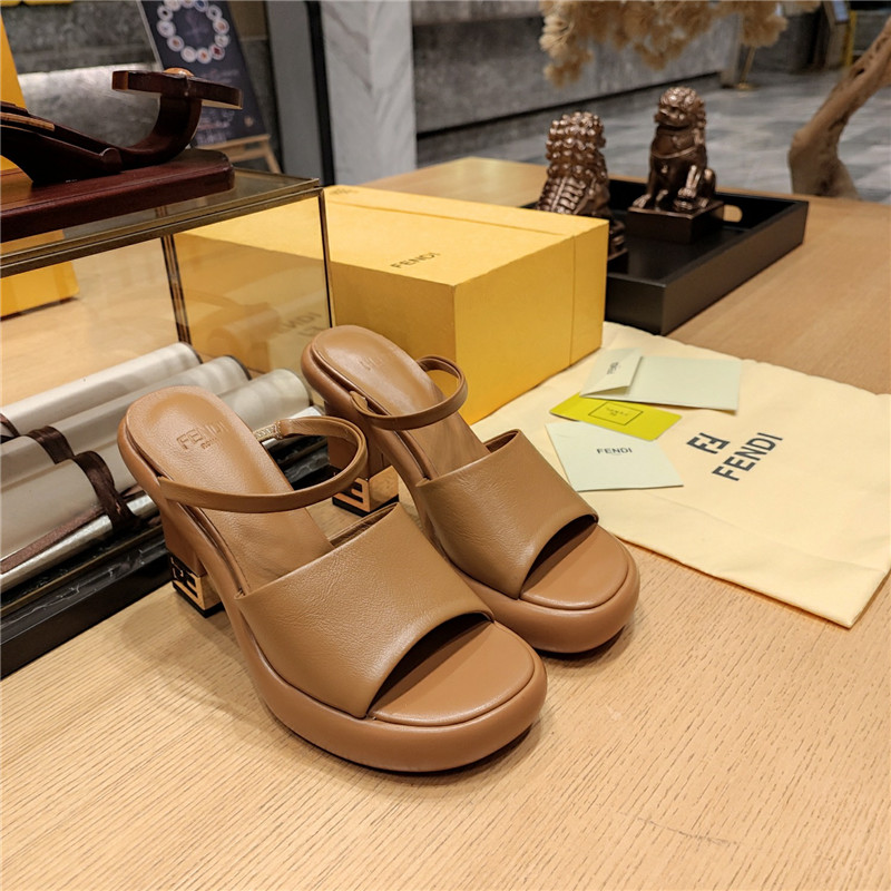 Best Replica fendi block heel sandals - Colareps