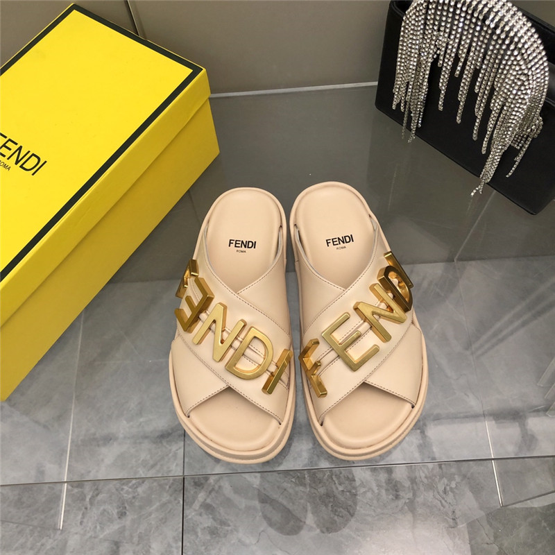 Best Replica fendi cross flat sandals - Colareps