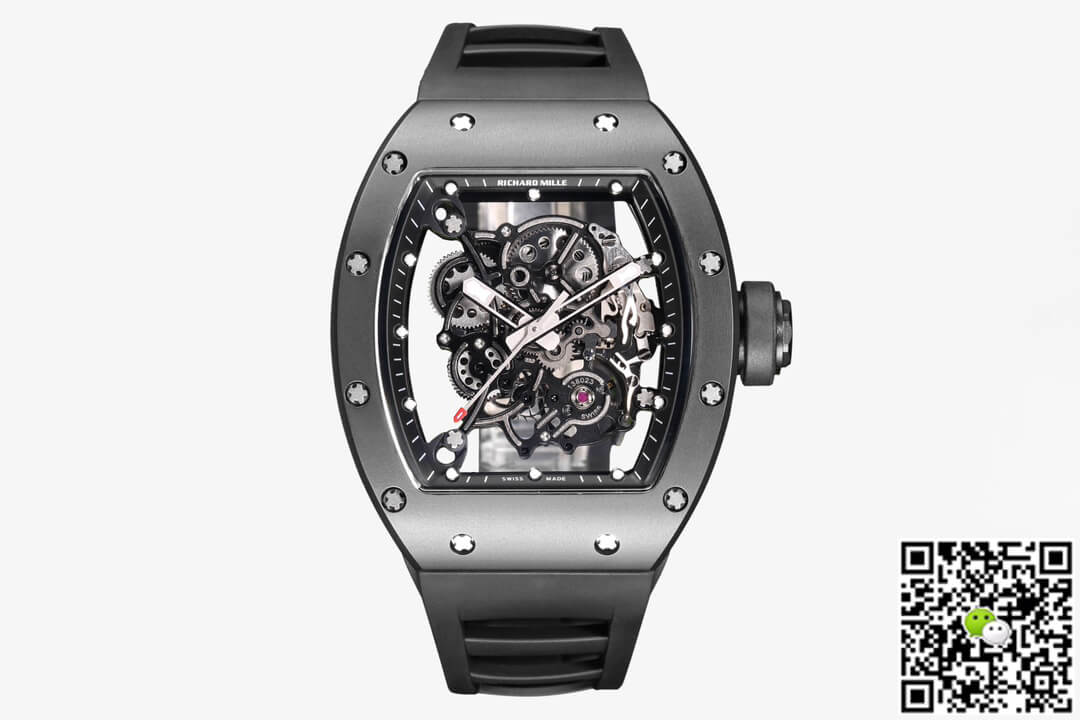 Best Replica Replica Richard Mille RM-055 1:1 Best Edition BBR Factory Ceramic Skeleton Dial - Colareps