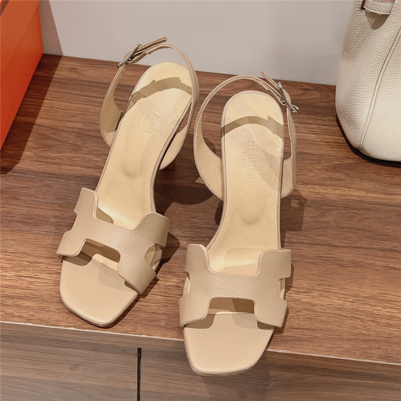 Best Replica Hermès early spring counter new high-heeled sandals - Colareps