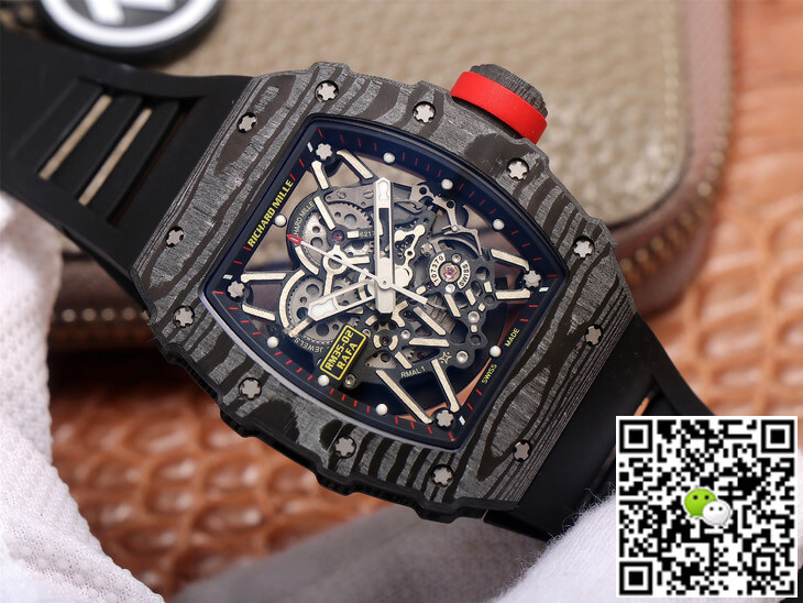 Replica Richard Mille RM35-02 1:1 Best Edition ZF Factory Carbon Fiber Case
