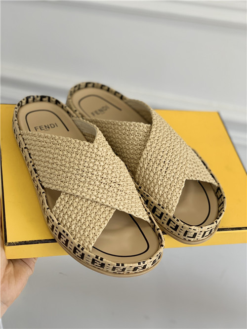 Best Replica fendi woven slippers sandals - Colareps