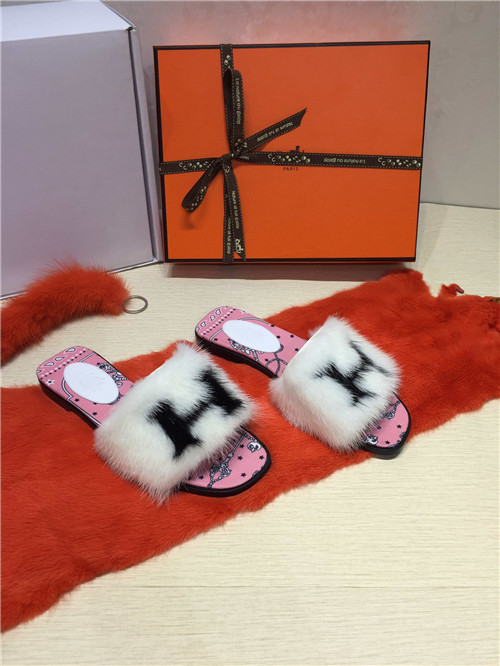 Best Replica hermes mink slippers replica shoes - Colareps