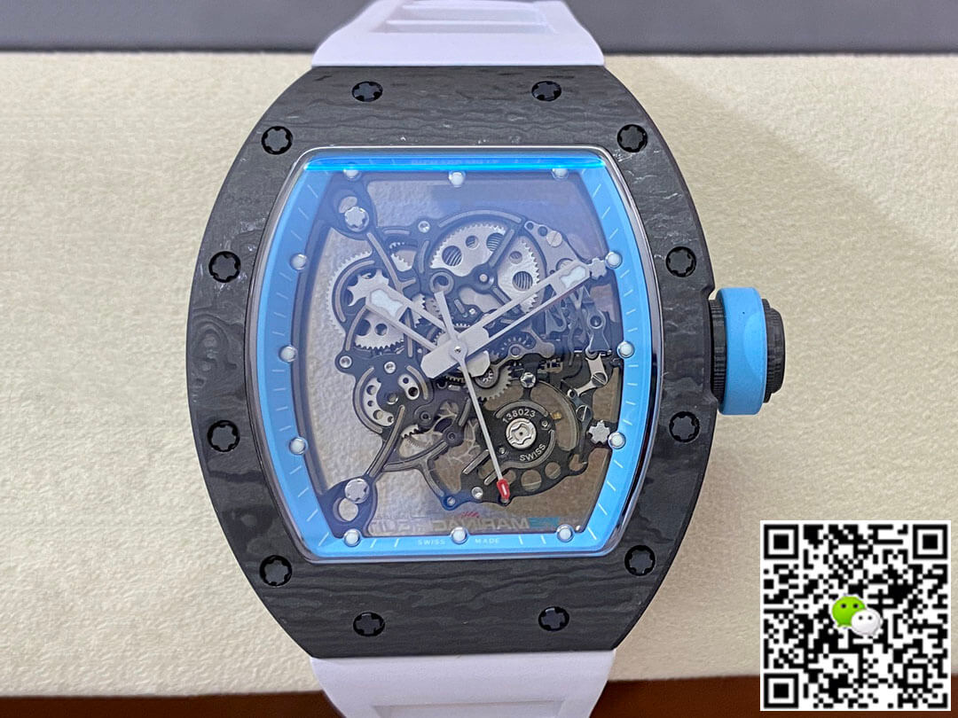 Best Replica Replica Richard Mille RM-055 1:1 Best Edition BBR Factory Carbon Fiber - Colareps
