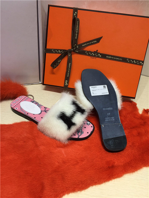 Best Replica hermes mink slippers replica shoes - Colareps