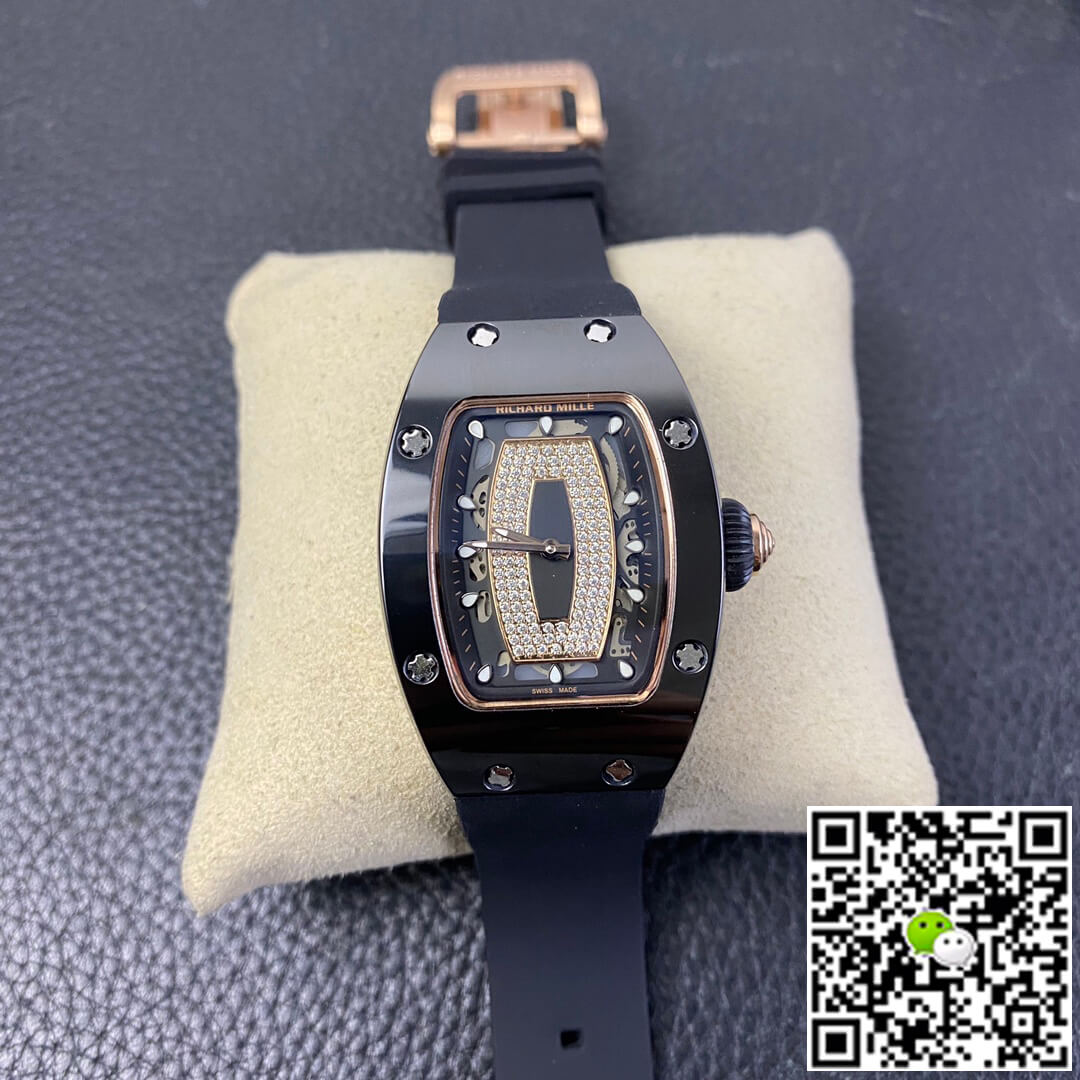 Best Replica Richard Mille Replica RM 07-01 1:1 Best Edition RM Factory Blue Ceramic - Colareps