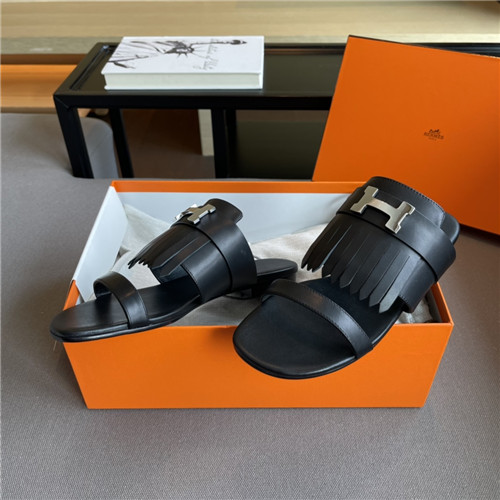 Best Replica hermes H flat slippers - Colareps