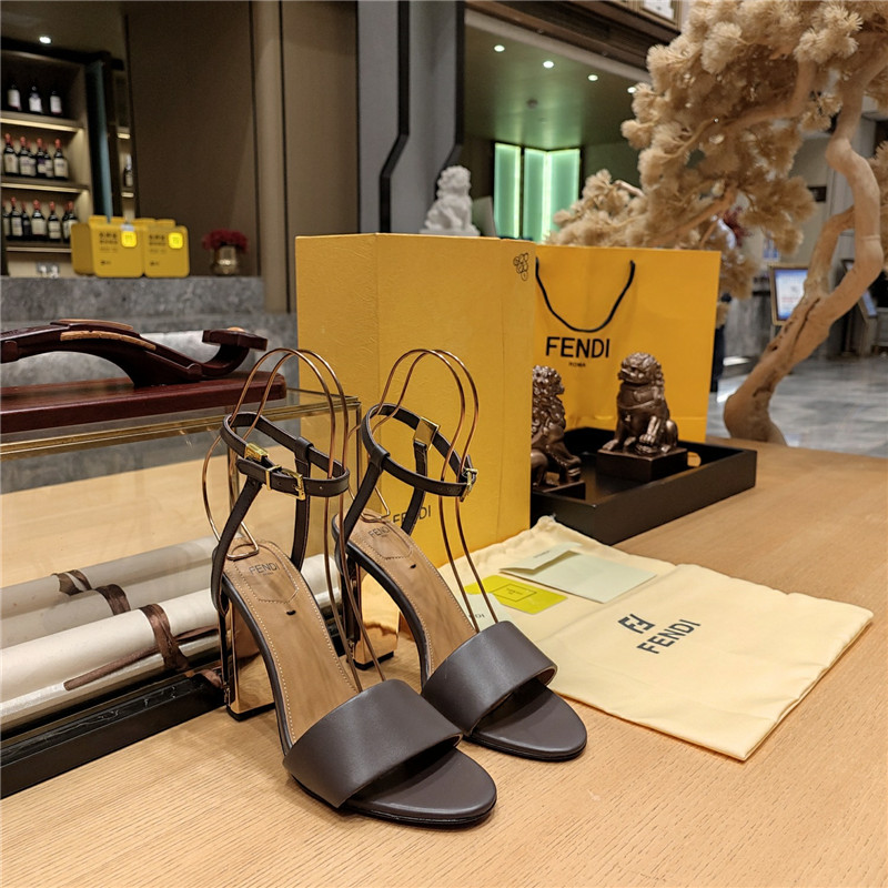 Best Replica fendi electroplated high heel sandals - Colareps