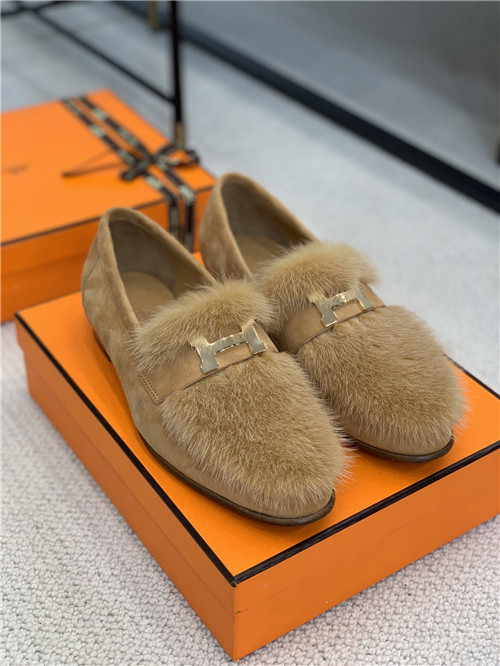 Best Replica hermes mink loafers shoe - Colareps