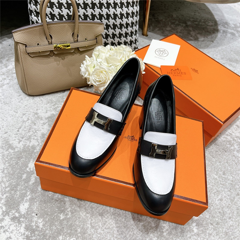 Best Replica hermes dauphine mid heel mules - Colareps