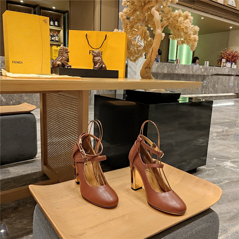 Best Replica fendi electroplated high heel sandals - Colareps