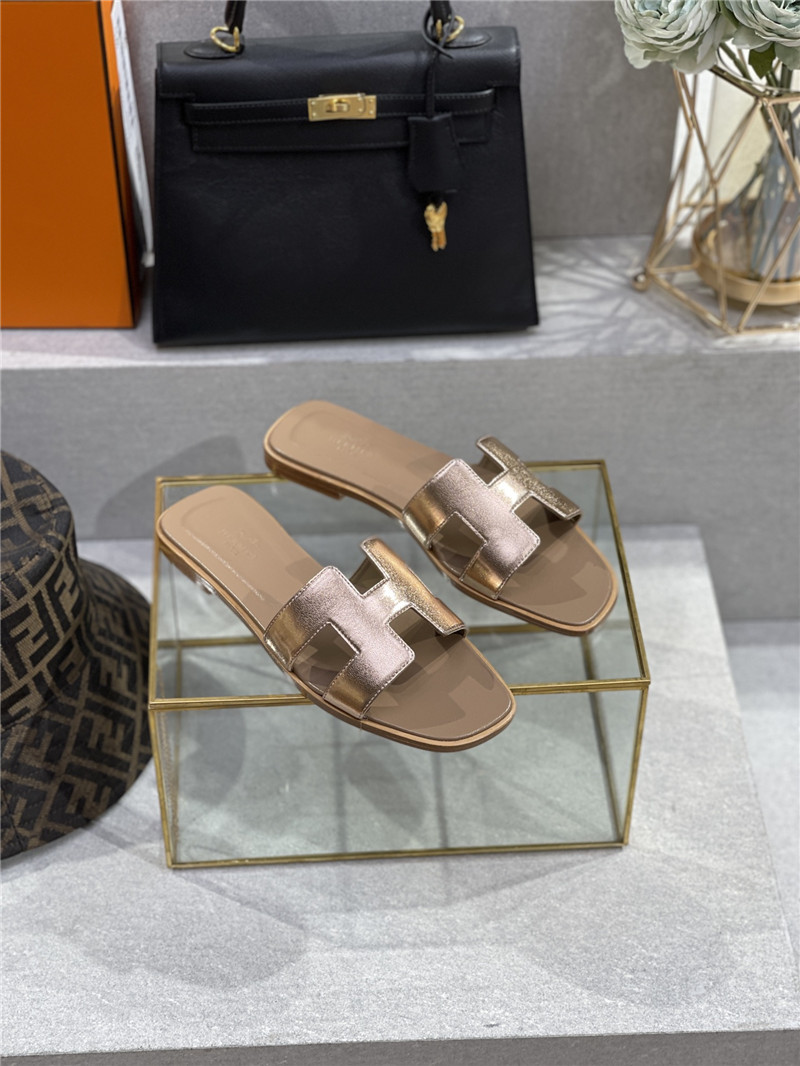 Best Replica Hermès early spring new color slippers - Colareps