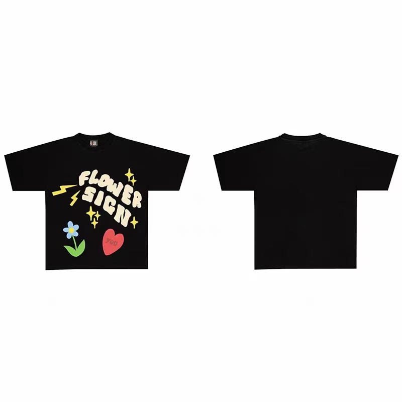 Best Replica Floral print graffiti t-shirt - Colareps