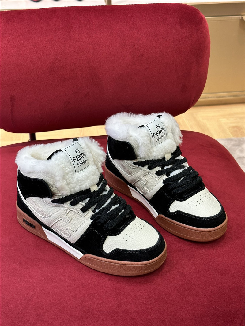 Best Replica fendi high top wool sneakers - Colareps