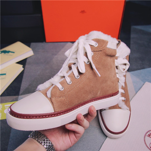 Best Replica Hermes Birkin Replica wool high-top shoes - Colareps